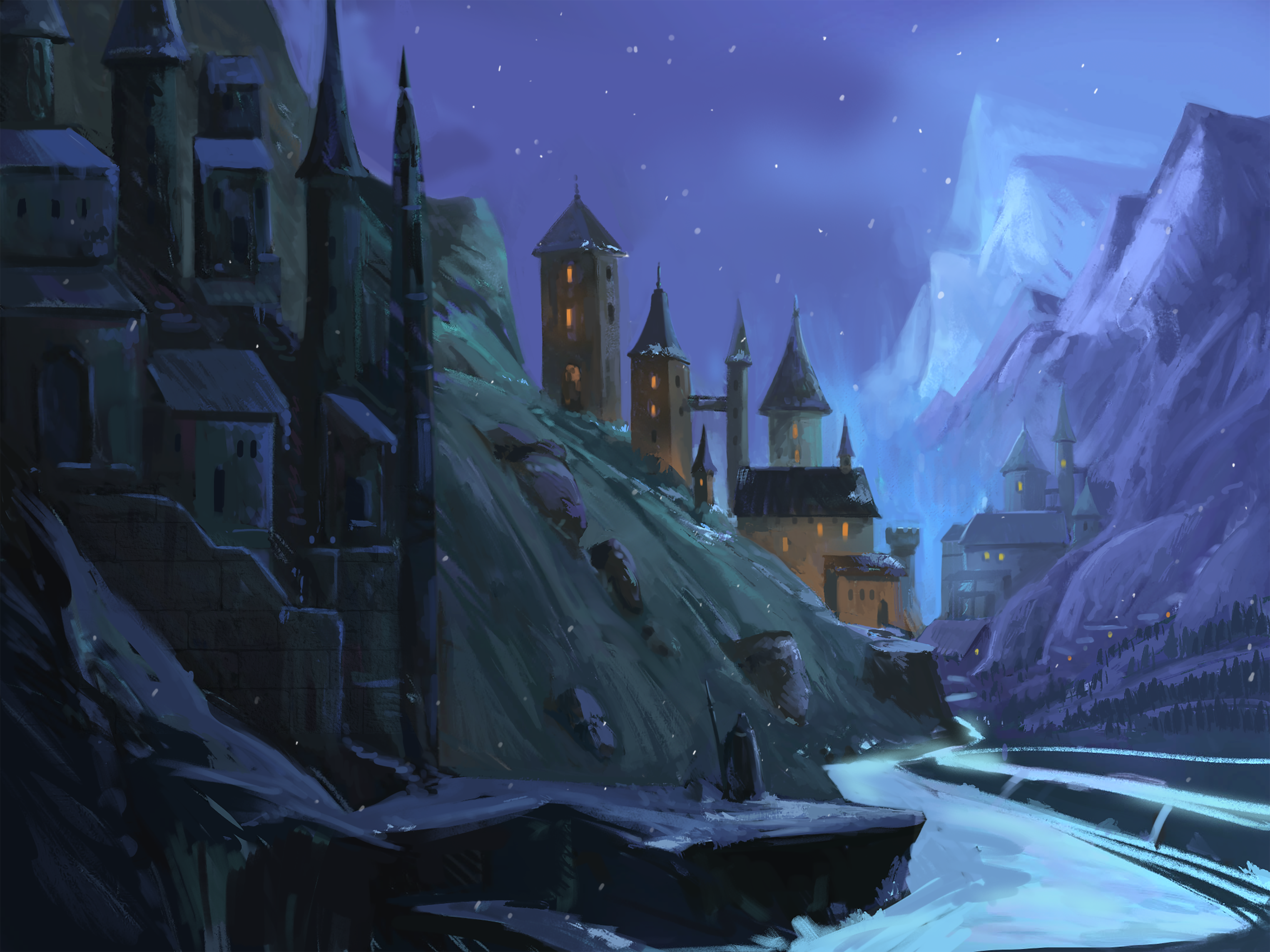 Fantasy Illustration - Castles