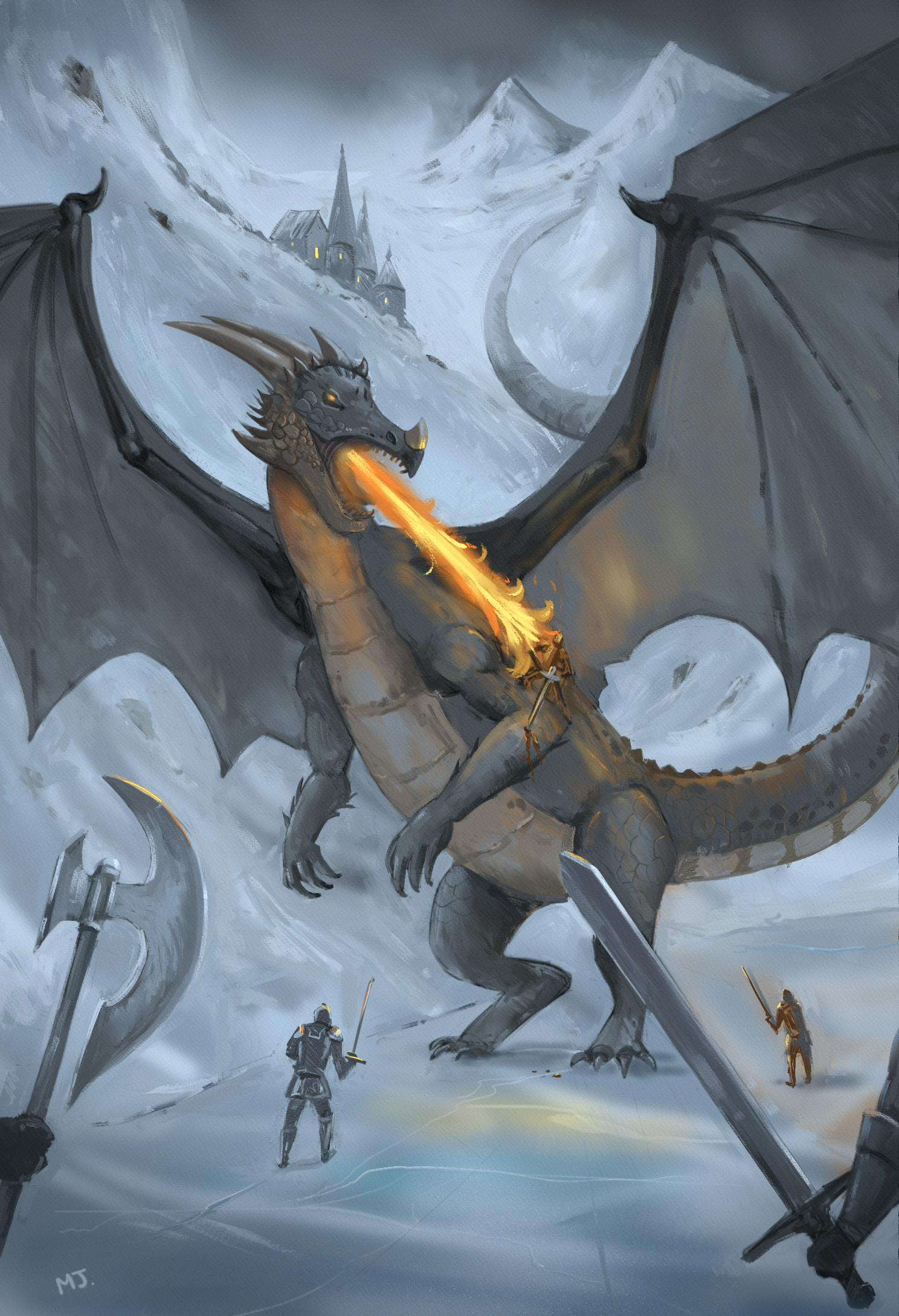 Fantasy Illustration - Dragon