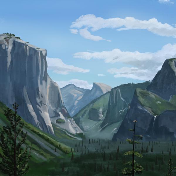 Landscape painting